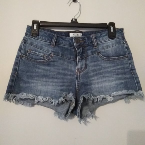 Short Mudd 5 Poches Perlé Pour Fille - Taille 12.5 - Denim Foncé - NEUF